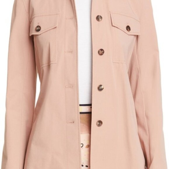 LAFAYETTE 148 NEW YORK - John Safari Jacket Button Down Belted - Size 8 - Picture 10 of 10